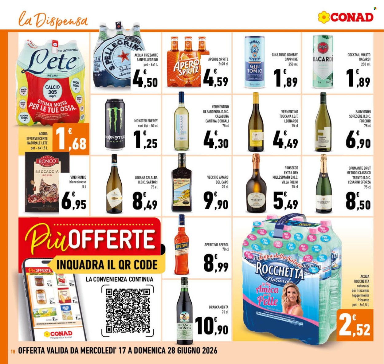 Volantino Conad - 17/6/2026 - 28/6/2026. Pagina 18