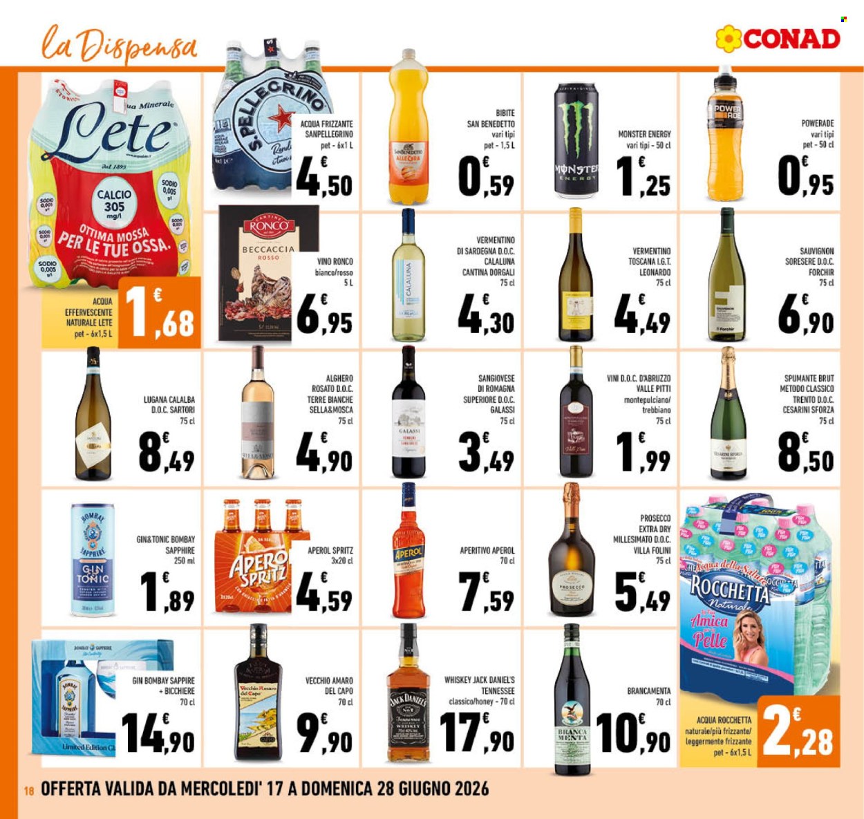 Volantino Conad - 17/6/2026 - 28/6/2026. Pagina 18