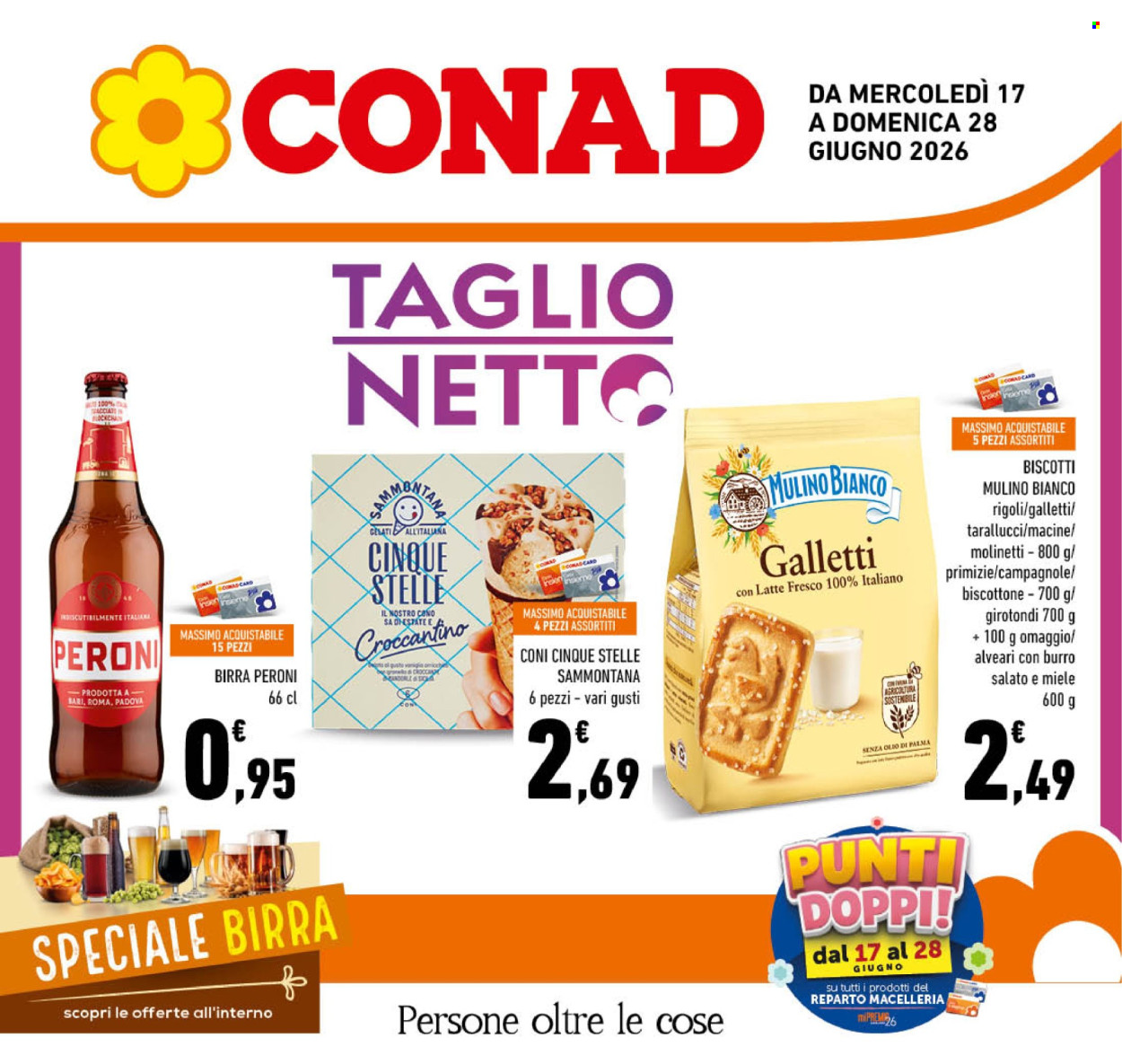 Volantino Conad - 17/6/2026 - 28/6/2026. Pagina 1