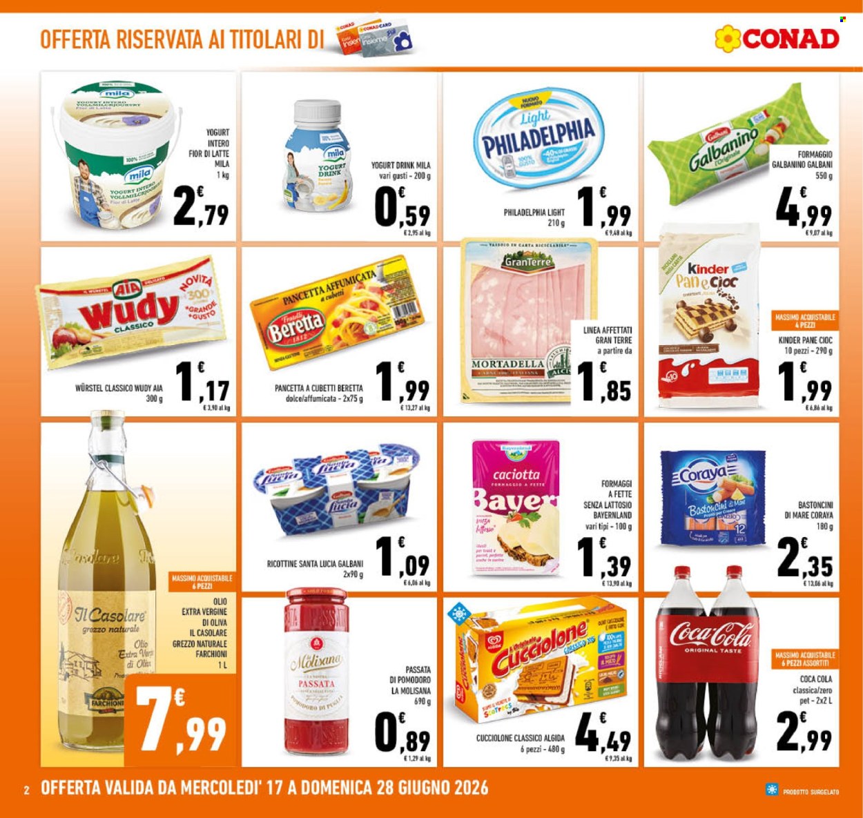 Volantino Conad - 17/6/2026 - 28/6/2026. Pagina 2