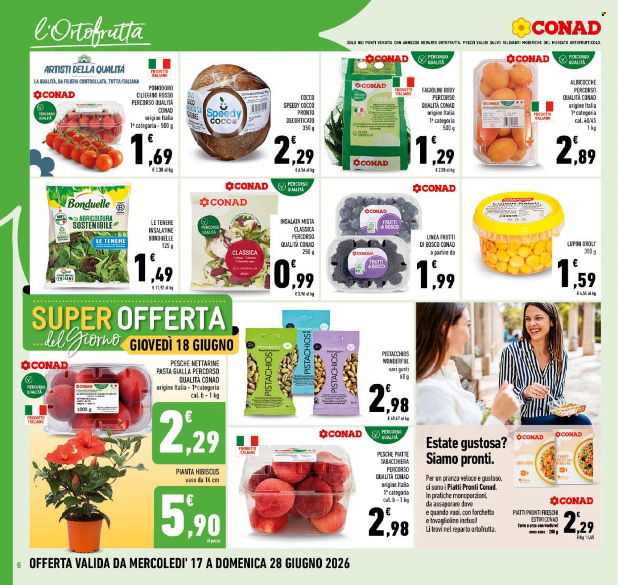 Volantino Conad - 17/6/2026 - 28/6/2026. Pagina 6