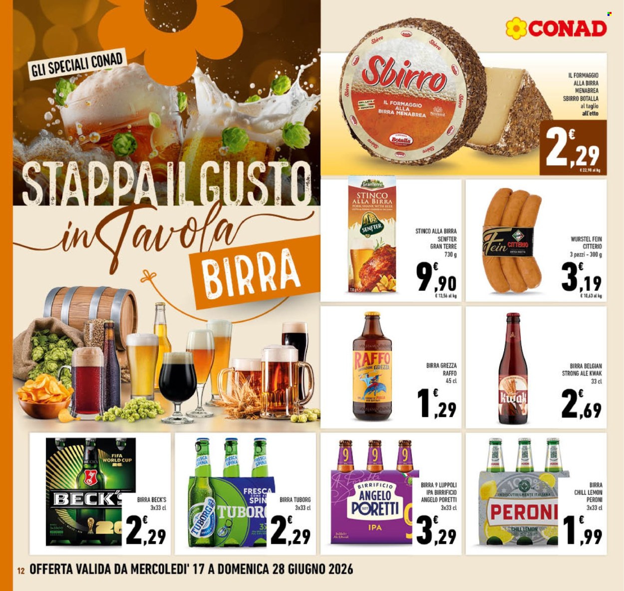 Volantino Conad - 17/6/2026 - 28/6/2026. Pagina 12