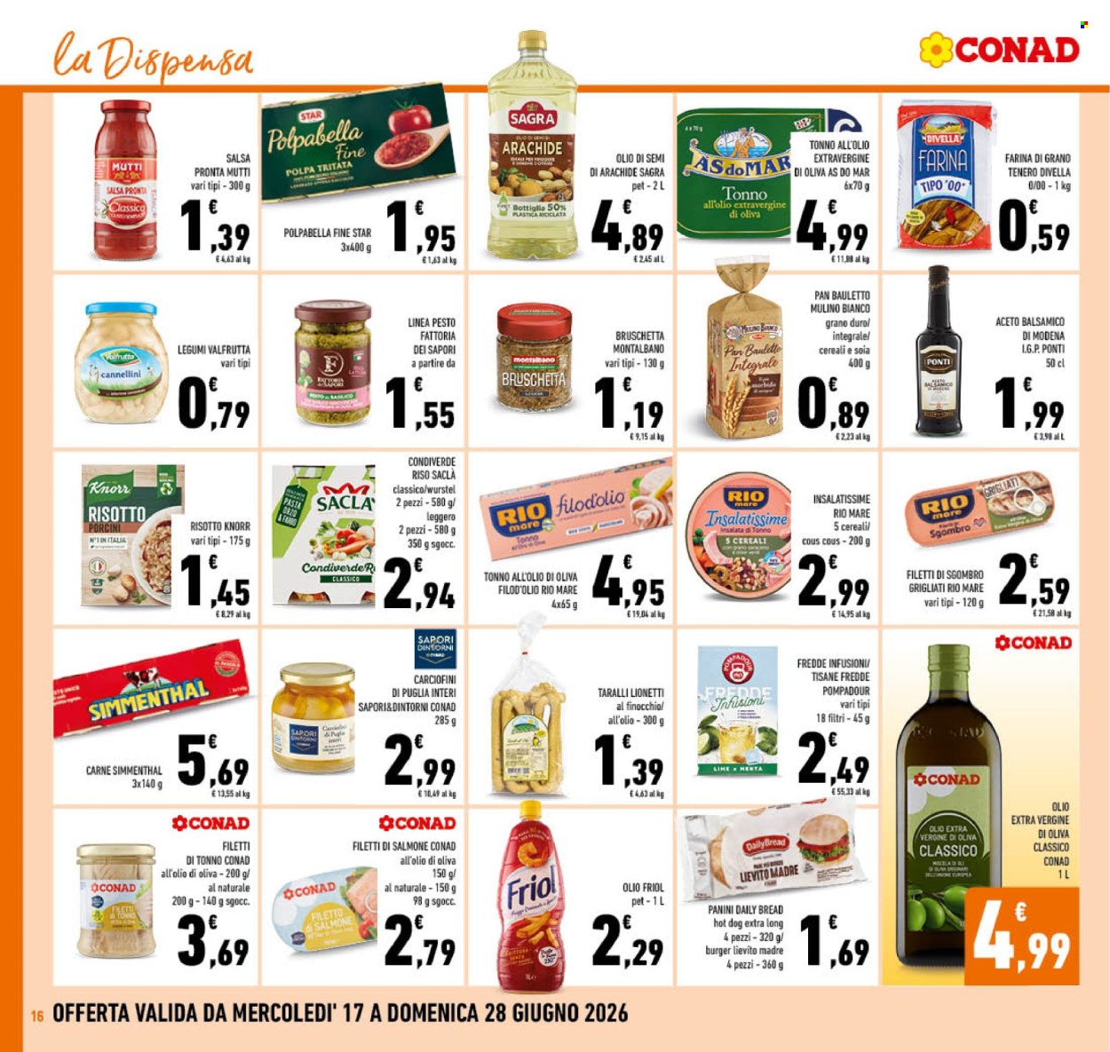 Volantino Conad - 17/6/2026 - 28/6/2026. Pagina 16