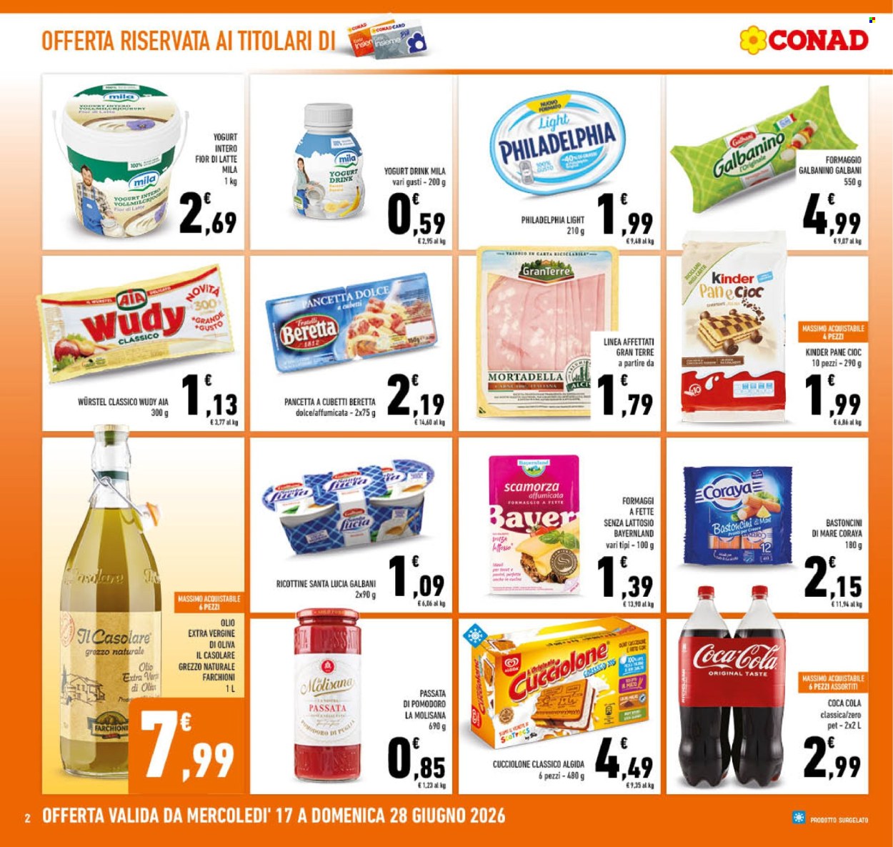 Volantino Conad - 17/6/2026 - 28/6/2026. Pagina 2