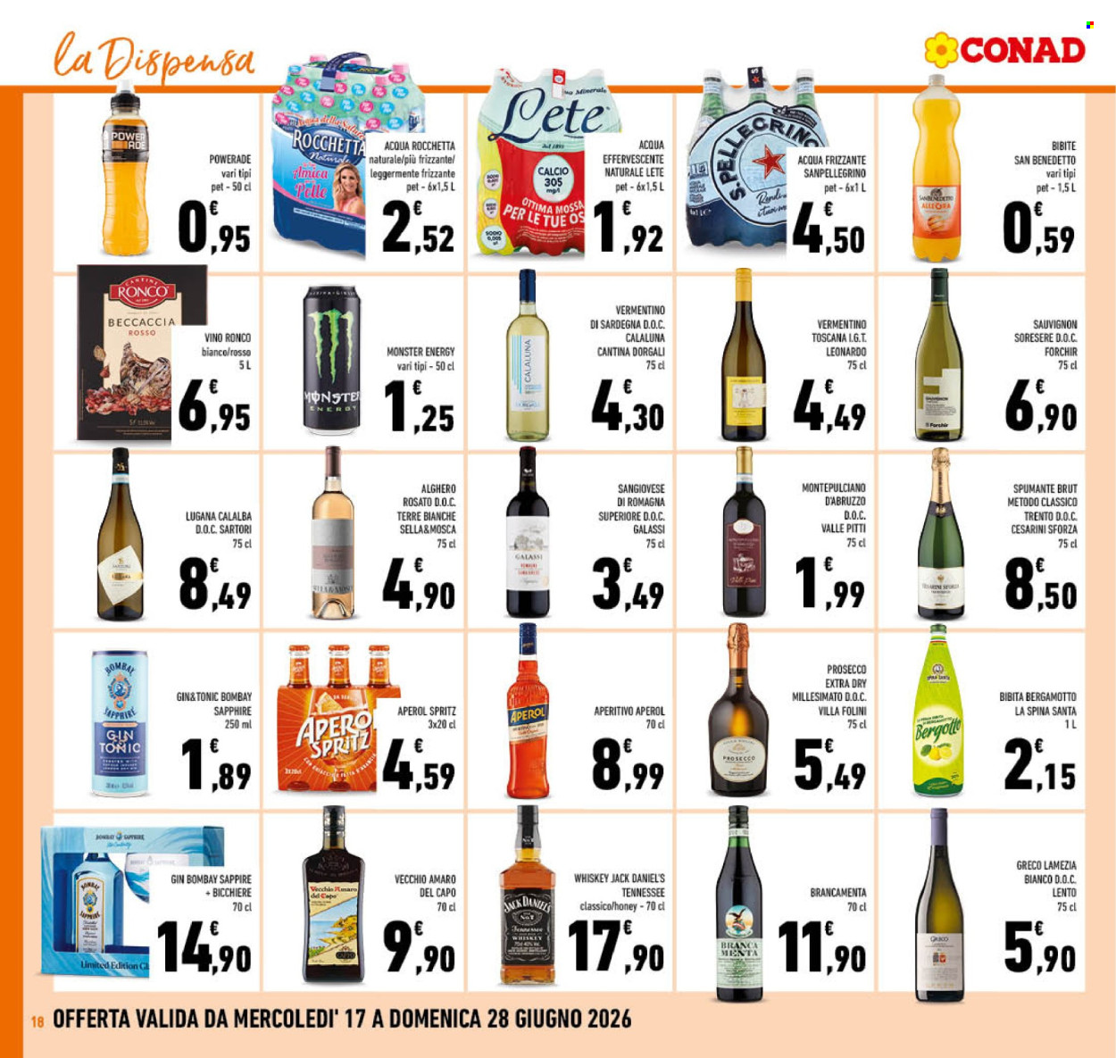 Volantino Conad - 17/6/2026 - 28/6/2026. Pagina 18
