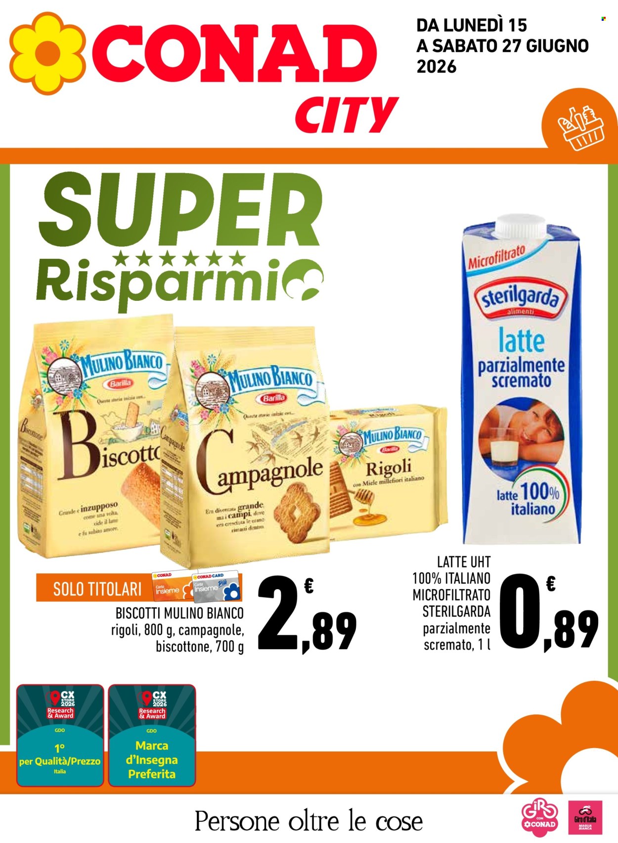 Volantino Conad City - 15/6/2026 - 27/6/2026. Pagina 1