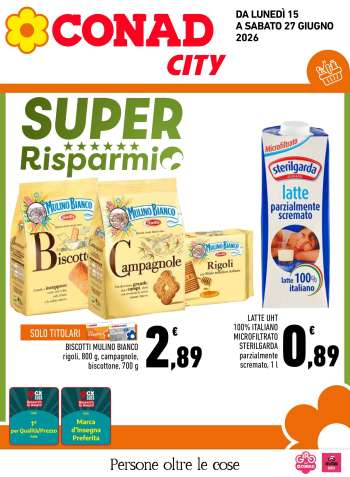 Volantino Conad - 15/6/2026 - 27/6/2026.
