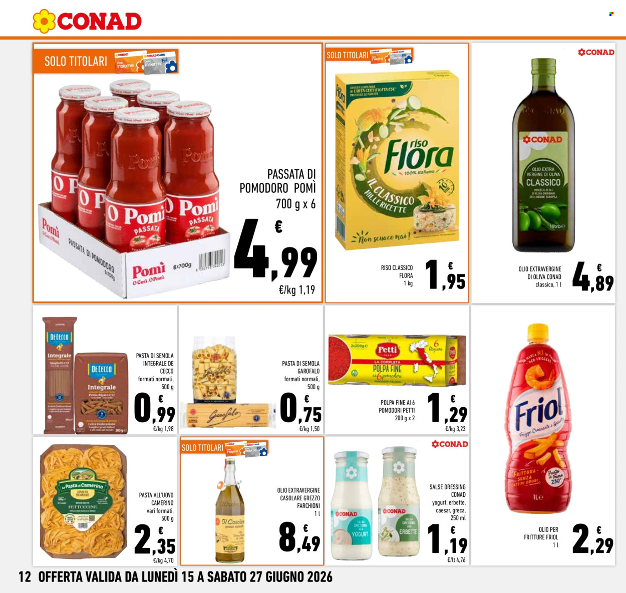 Volantino Conad - 15/6/2026 - 27/6/2026. Pagina 12