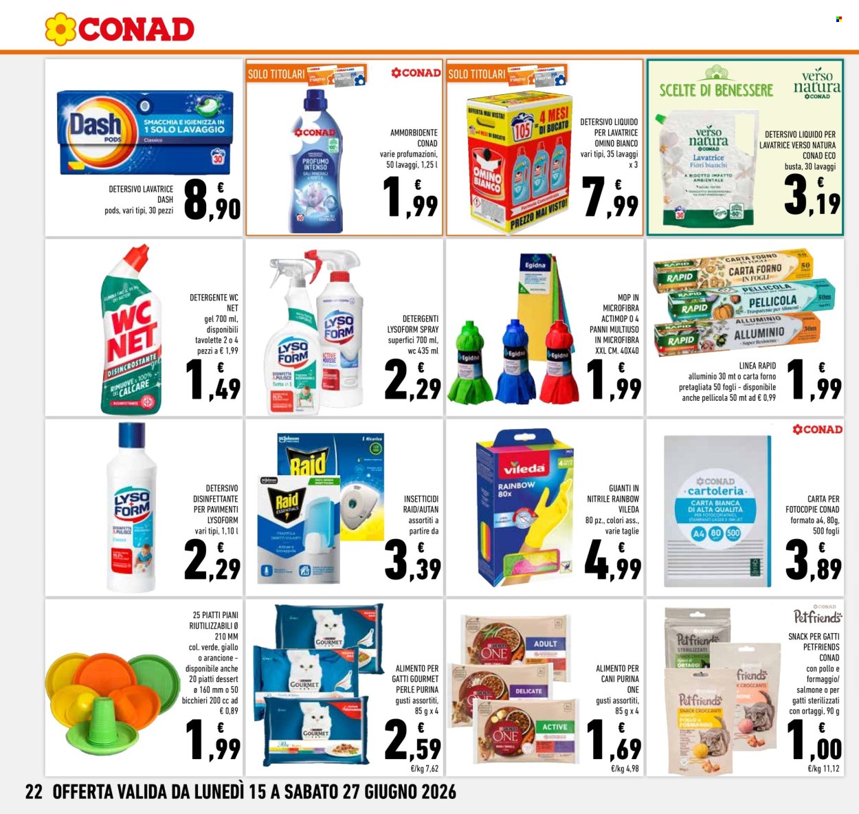 Volantino Conad - 15/6/2026 - 27/6/2026. Pagina 22