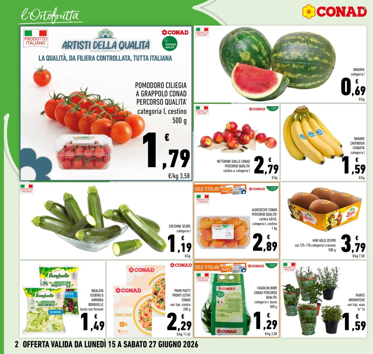 Volantino Conad - 15/6/2026 - 27/6/2026. Pagina 2