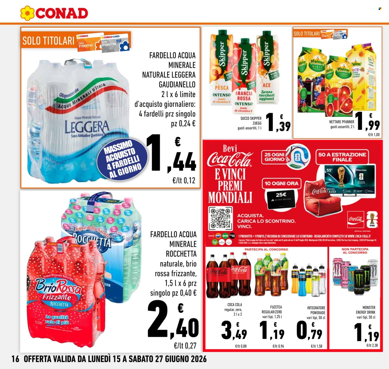 Volantino Conad - 15/6/2026 - 27/6/2026. Pagina 16