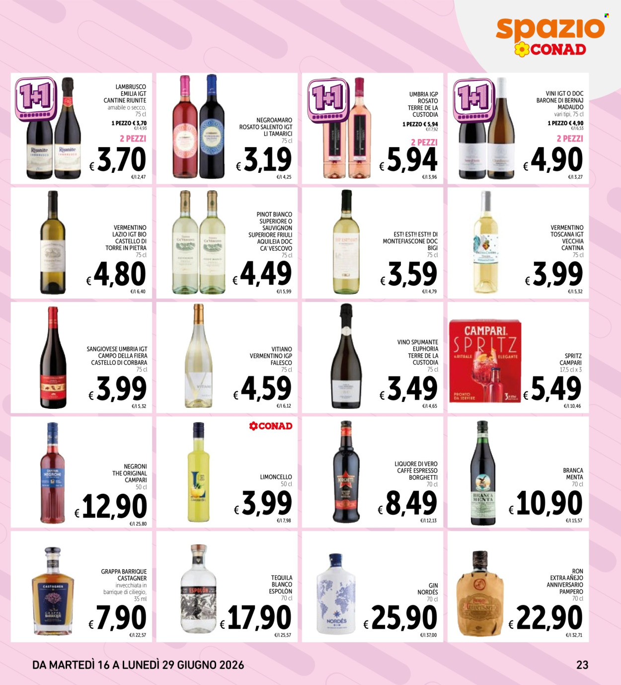 Volantino Conad - 16/6/2026 - 29/6/2026. Pagina 23