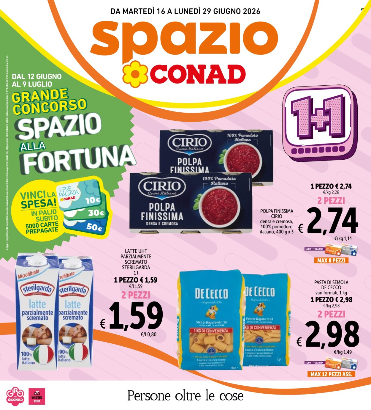 Leták Spazio Conad - 16.6.2026 - 29.6.2026. Strana 1