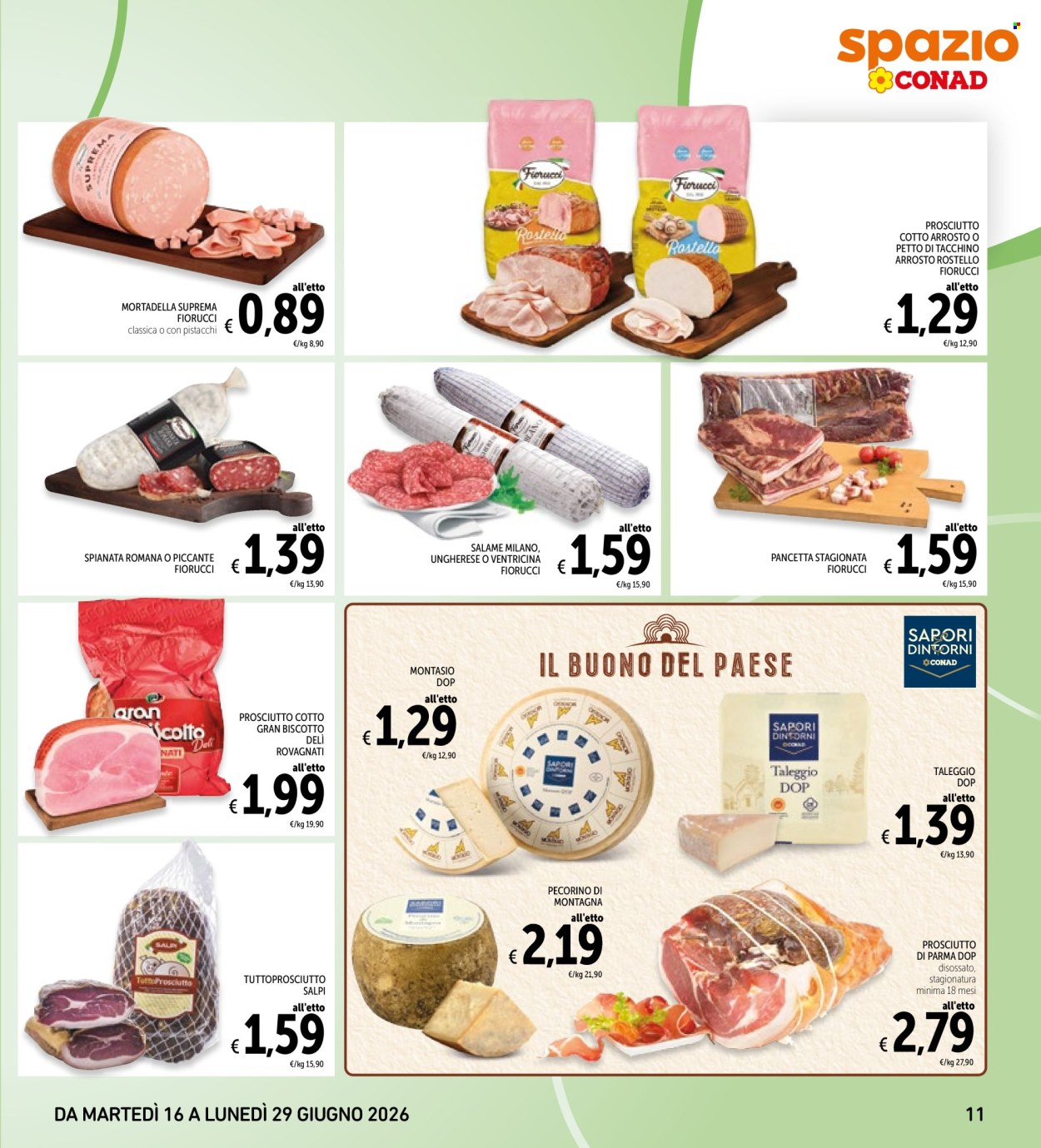 Leták Spazio Conad - 16.6.2026 - 29.6.2026. Strana 11