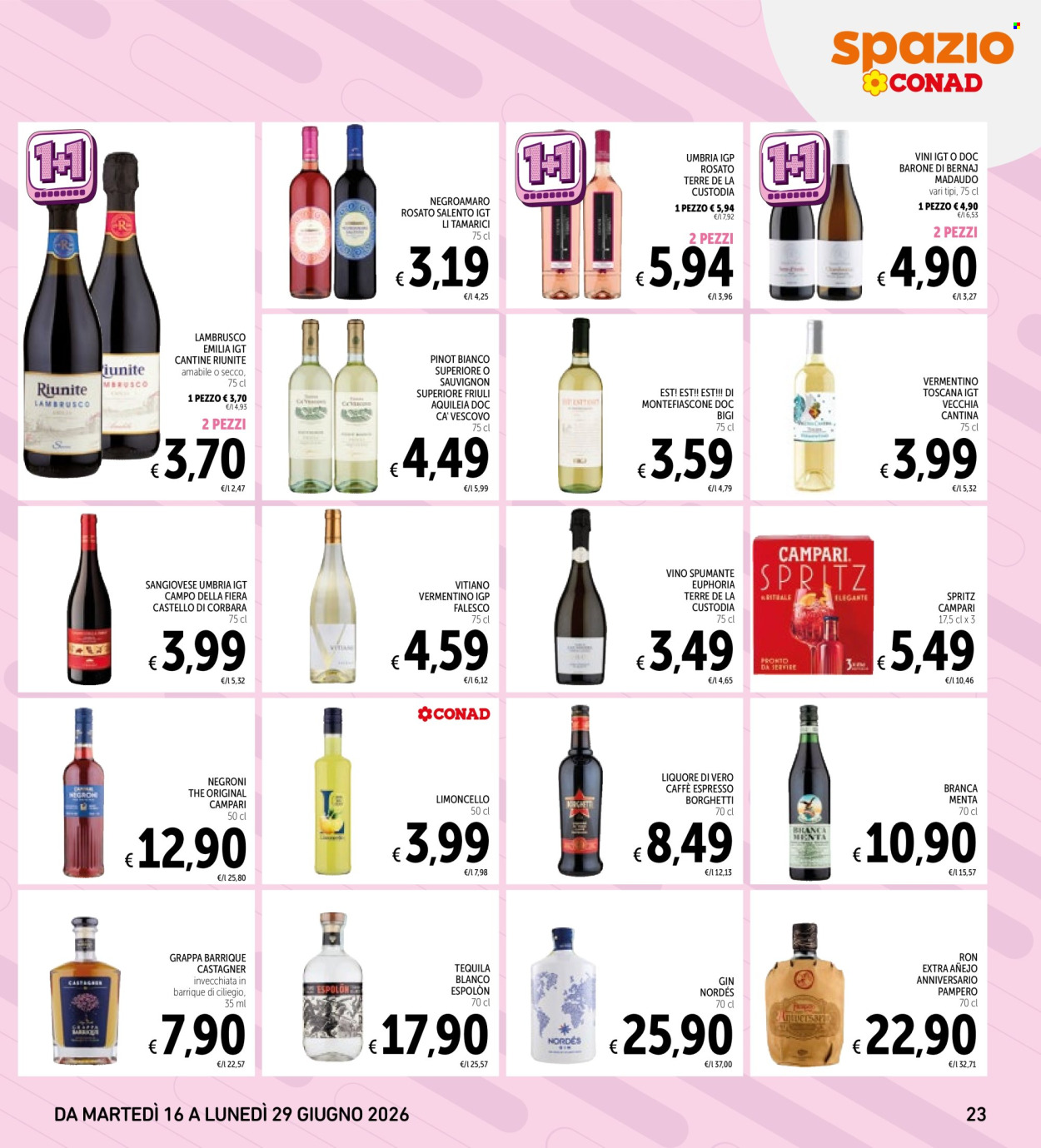 Leták Spazio Conad - 16.6.2026 - 29.6.2026. Strana 23