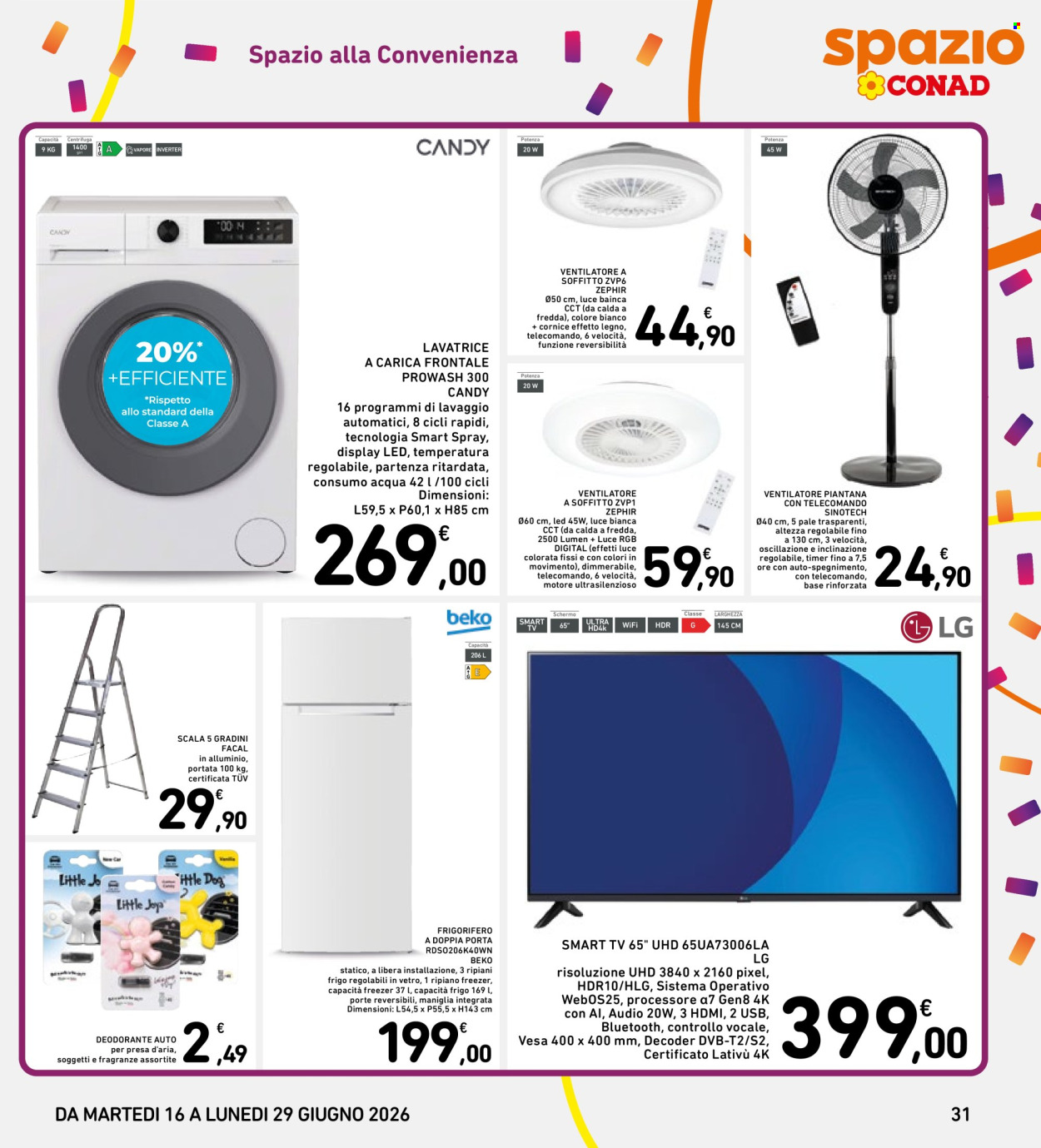 Leták Spazio Conad - 16.6.2026 - 29.6.2026. Strana 31