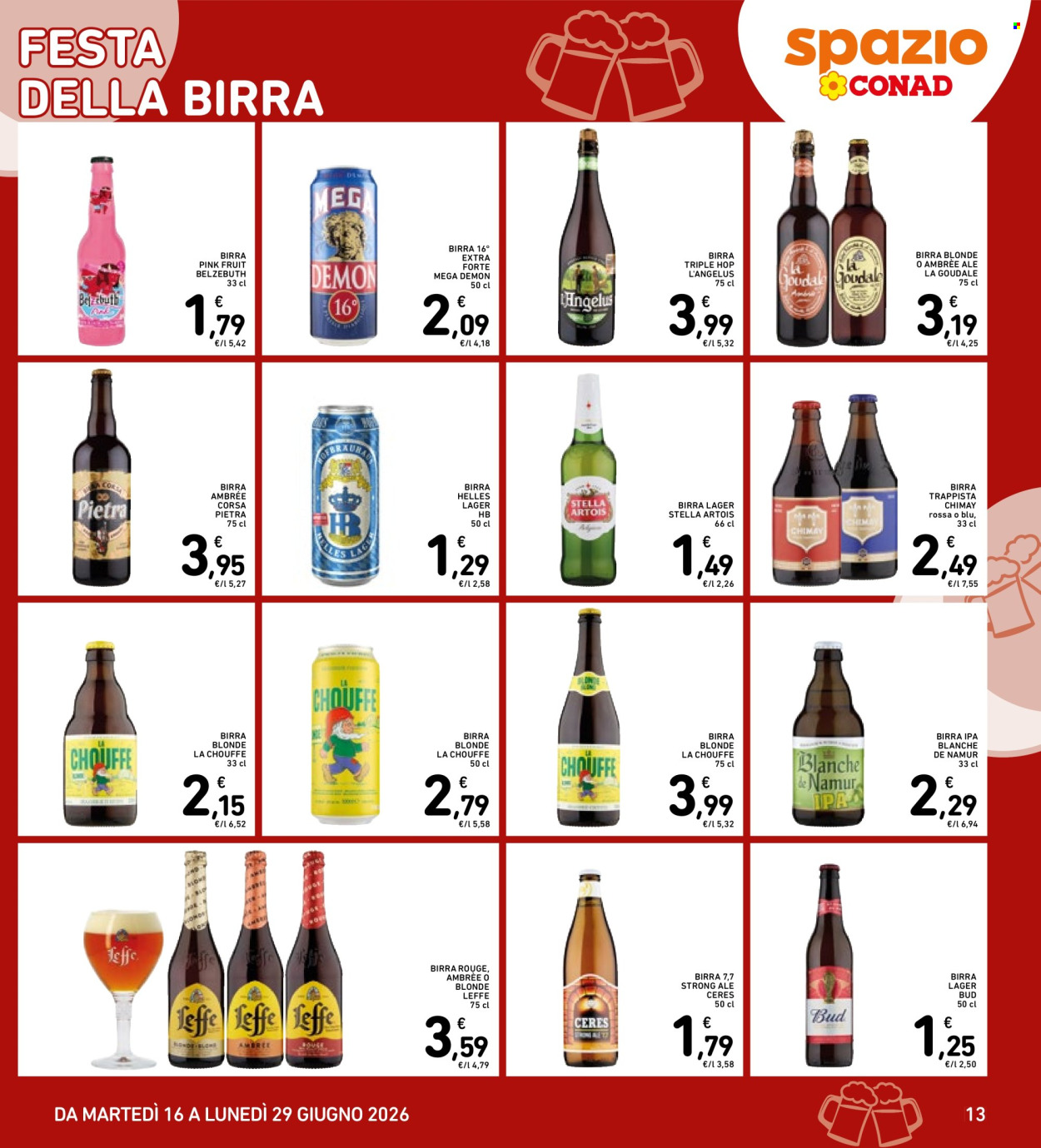 Volantino Spazio Conad - 16/6/2026 - 29/6/2026. Pagina 13