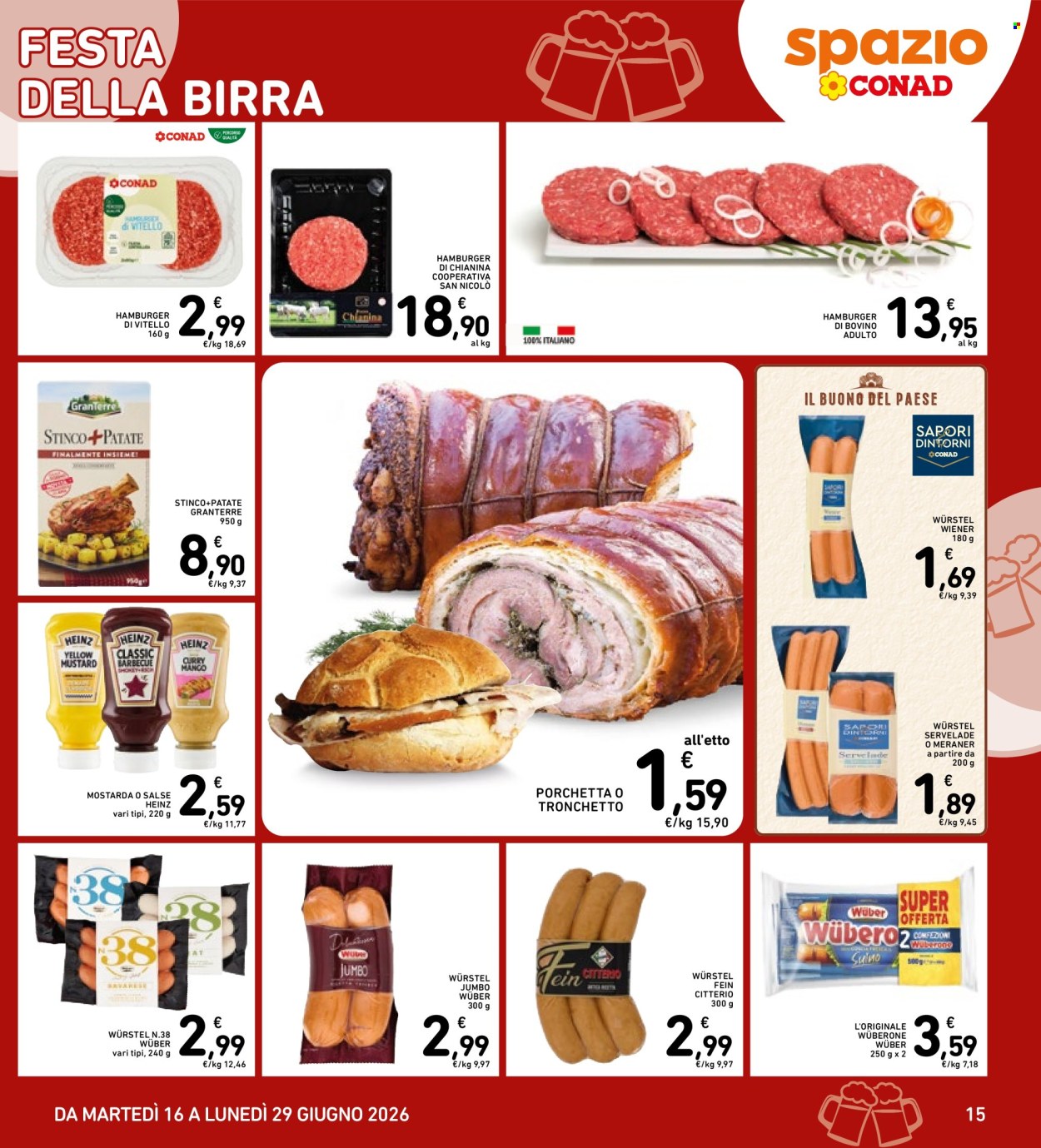 Leták Spazio Conad - 16.6.2026 - 29.6.2026. Strana 15