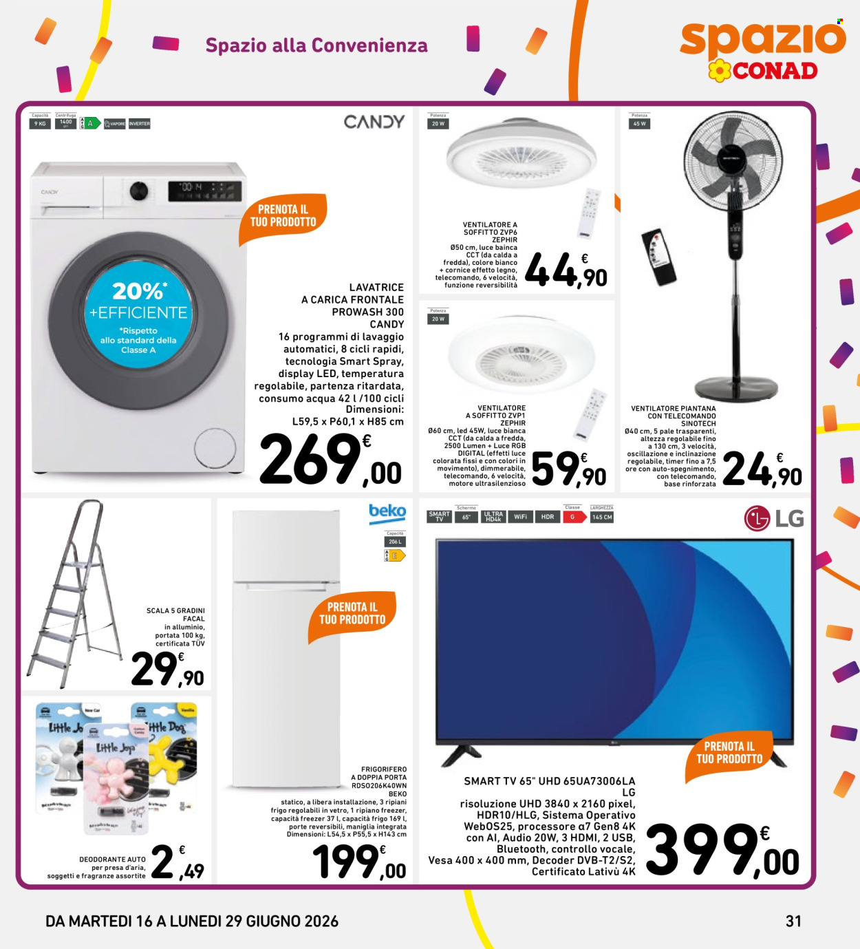 Leták Spazio Conad - 16.6.2026 - 29.6.2026. Strana 31
