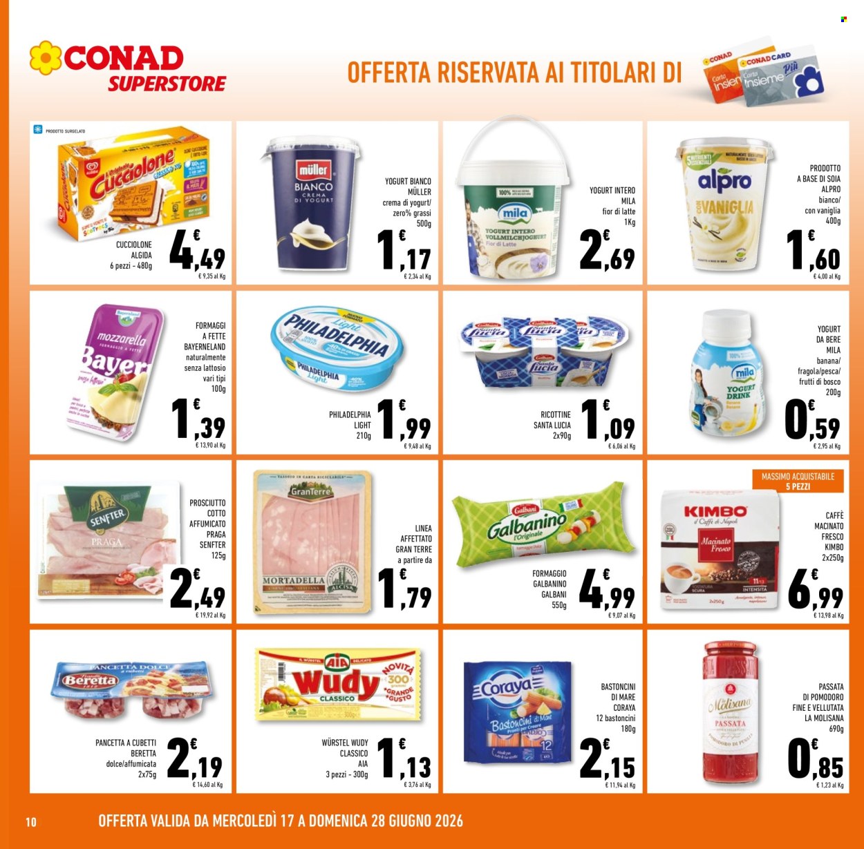 Volantino Conad Superstore - 17/6/2026 - 30/6/2026. Pagina 10