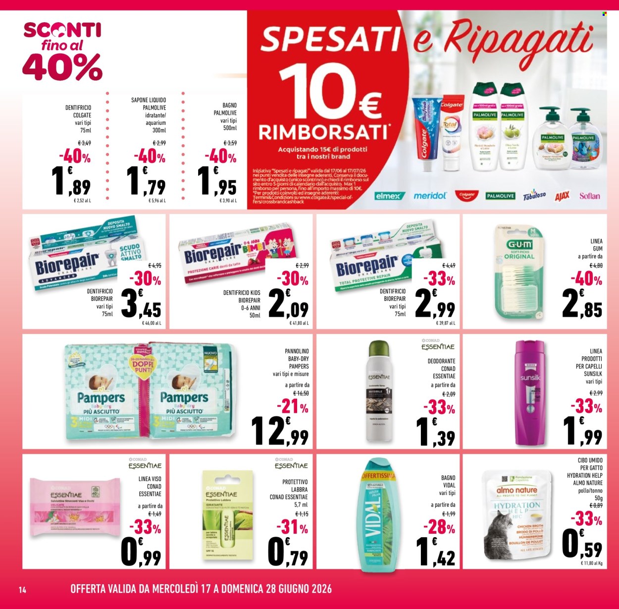 Leták Conad Superstore - 17.6.2026 - 30.6.2026. Strana 14