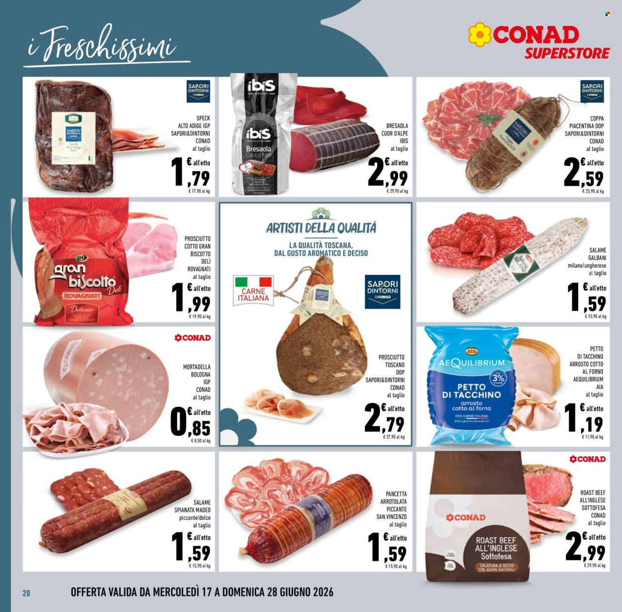 Leták Conad Superstore - 17.6.2026 - 30.6.2026. Strana 20