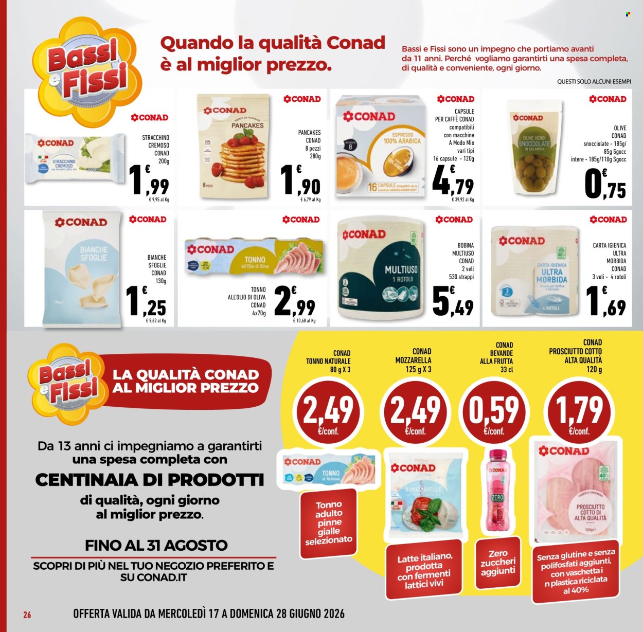 Leták Conad Superstore - 17.6.2026 - 30.6.2026. Strana 26