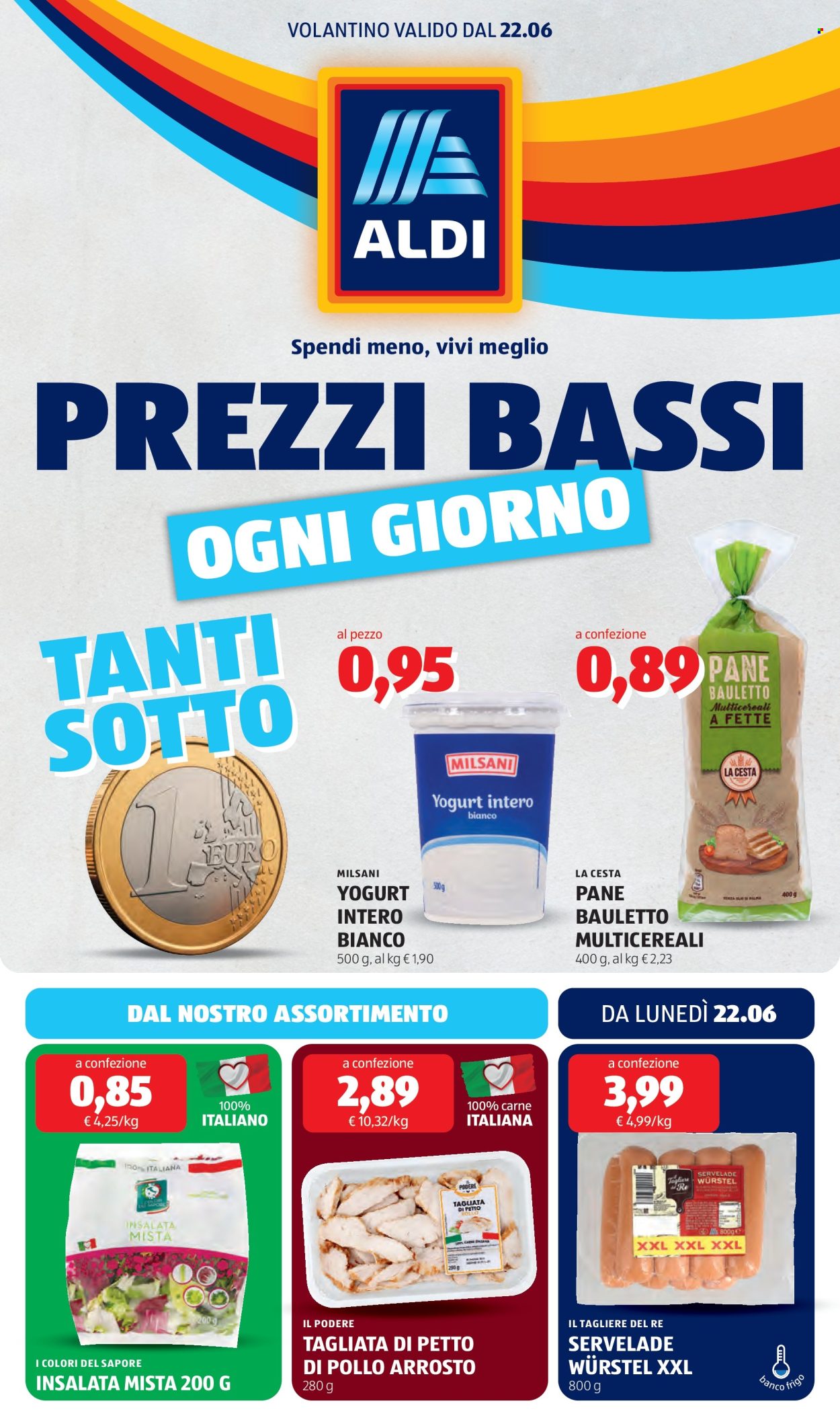 Volantino Aldi - 22/6/2026 - 28/6/2026. Pagina 1