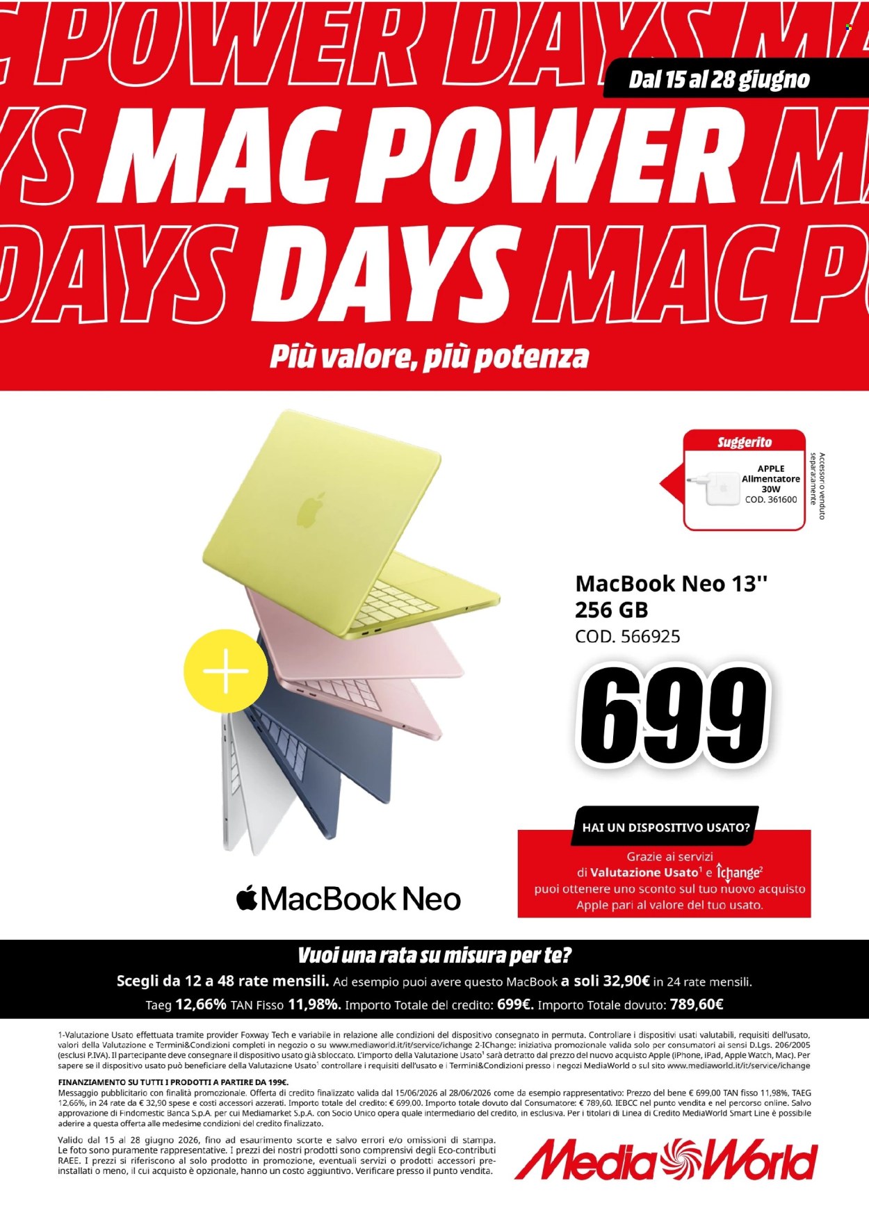 Volantino MediaWorld - 15/6/2026 - 28/6/2026. Pagina 2