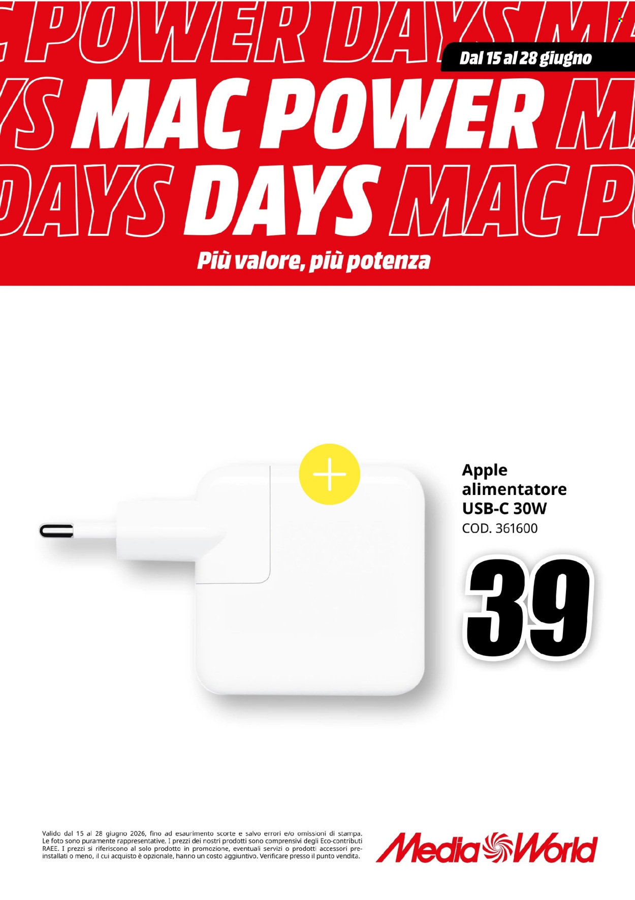 Leták MediaWorld - 15.6.2026 - 28.6.2026. Strana 4