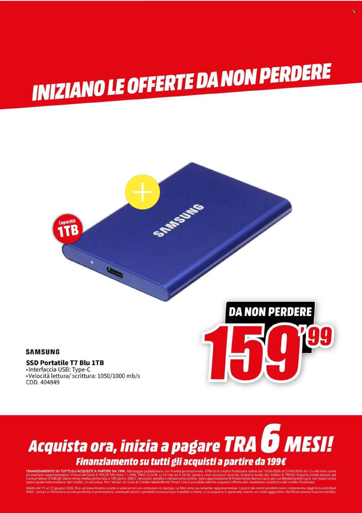 Volantino MediaWorld - 15/6/2026 - 22/6/2026. Pagina 23