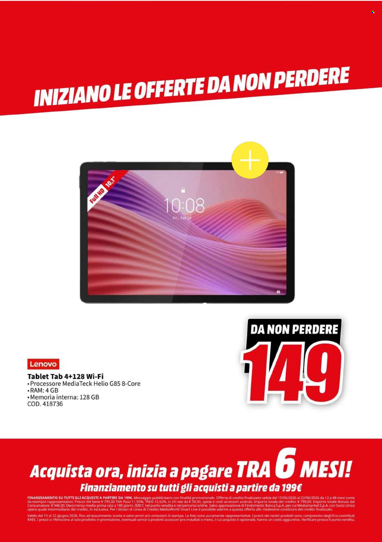Volantino MediaWorld - 15/6/2026 - 22/6/2026. Pagina 31