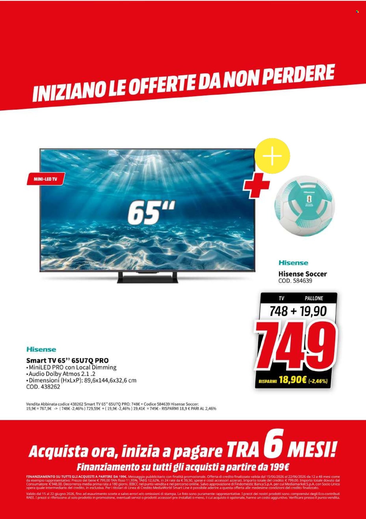 Volantino MediaWorld - 15/6/2026 - 22/6/2026. Pagina 34