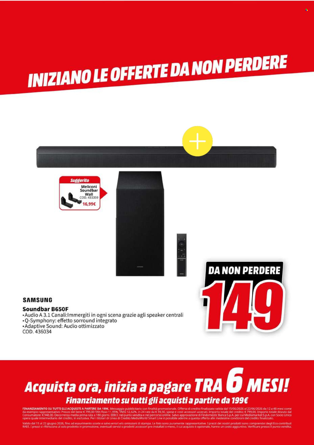 Volantino MediaWorld - 15/6/2026 - 22/6/2026. Pagina 44