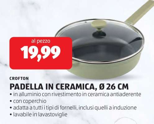 CROFTON PADELLA IN CERAMICA, Ø 26 CM