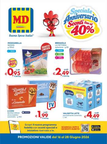 Volantino MD Discount - 16/6/2026 - 28/6/2026.