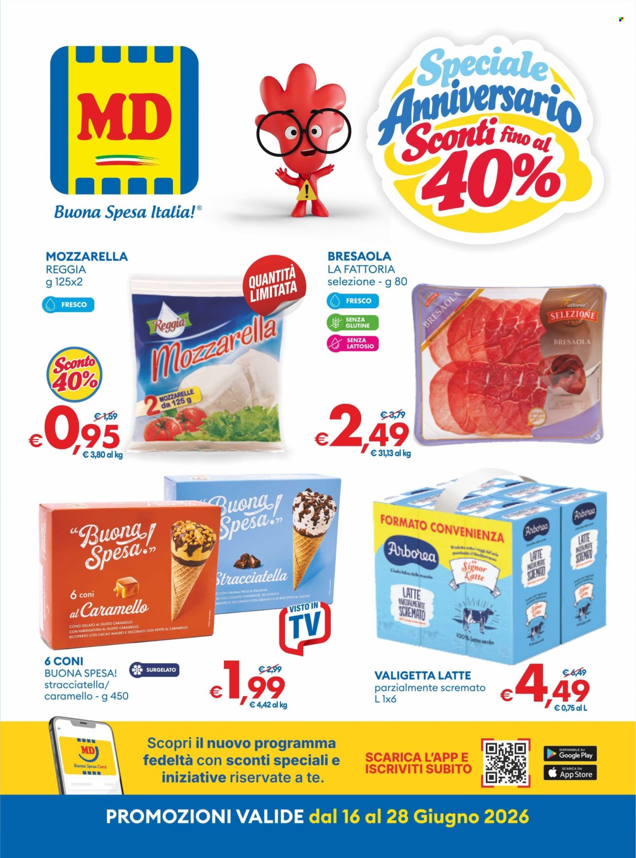 Volantino MD Discount - 16/6/2026 - 28/6/2026. Pagina 1