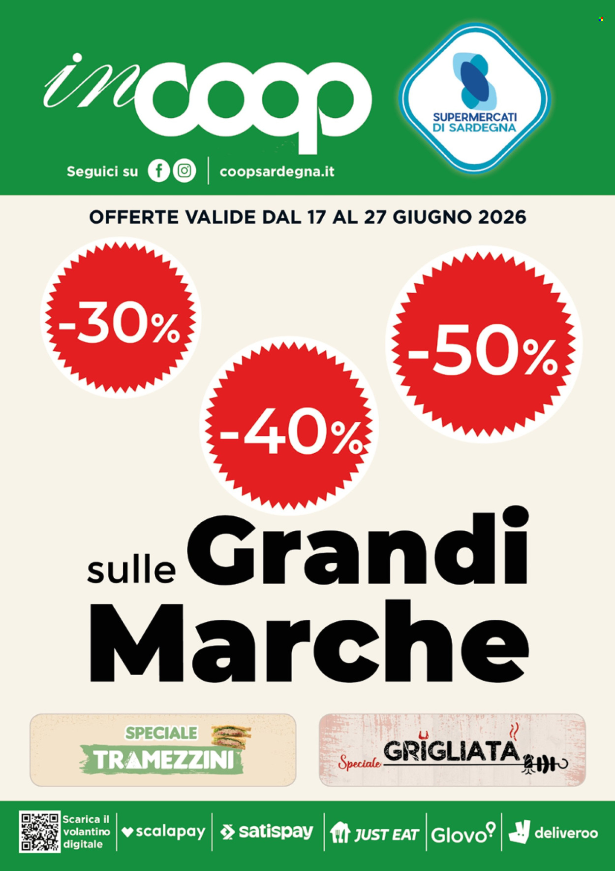 Volantino Coop - 17/6/2026 - 27/6/2026. Pagina 1