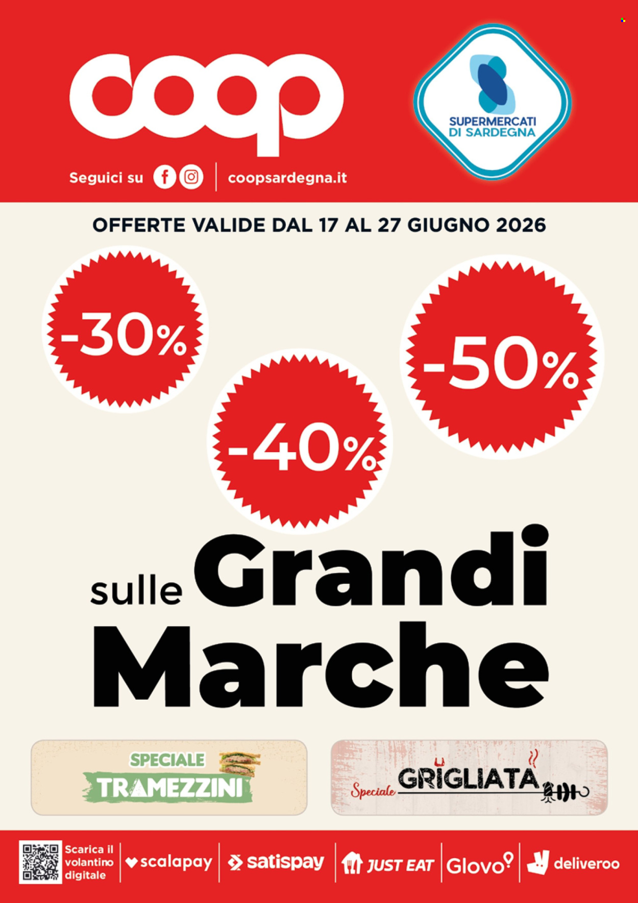 Volantino Coop - 17/6/2026 - 27/6/2026. Pagina 1