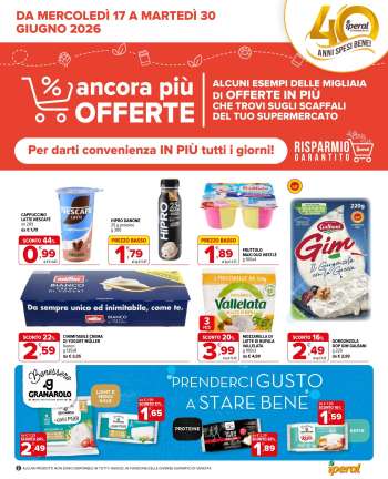 Volantino Iperal - 17/6/2026 - 30/6/2026.