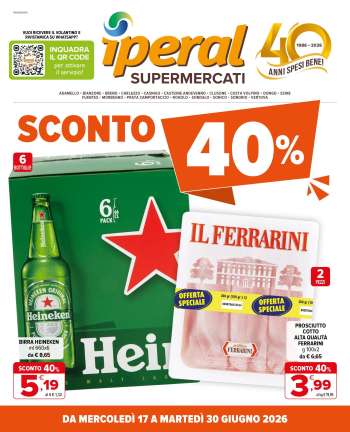 Volantino Iperal - 17/6/2026 - 30/6/2026.