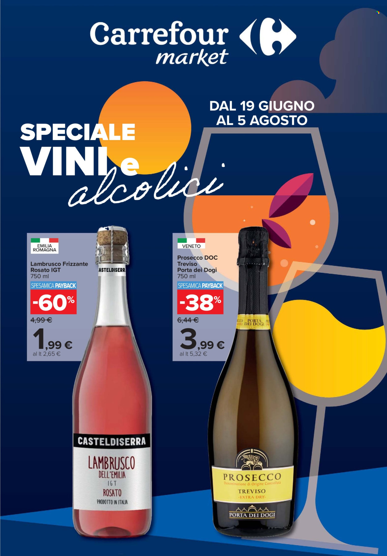 Volantino Carrefour - 19/6/2026 - 5/8/2026. Pagina 1