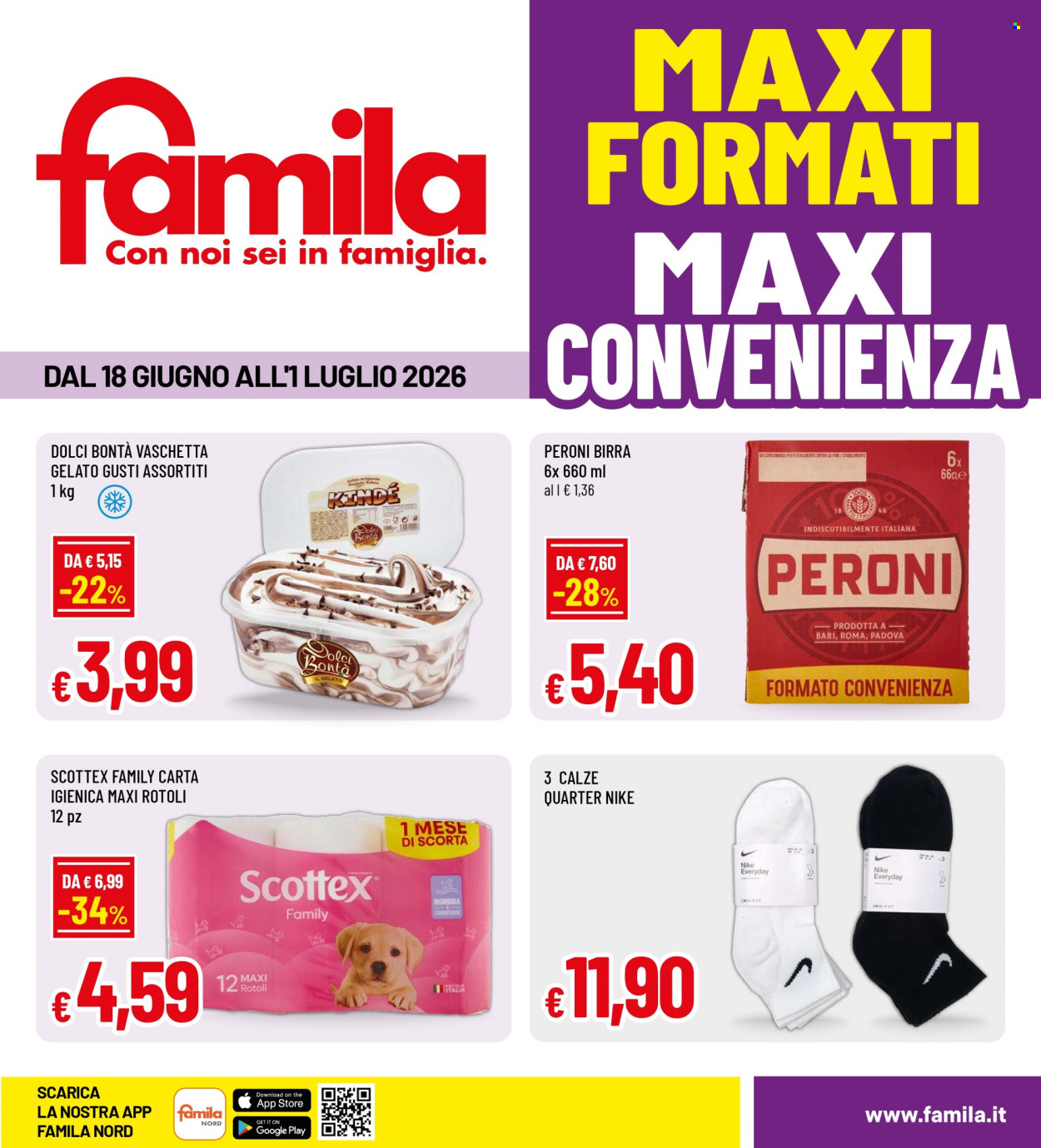 Leták Famila - 18.6.2026 - 1.7.2026. Strana 1