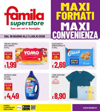 Volantino Famila - 18/6/2026 - 1/7/2026.