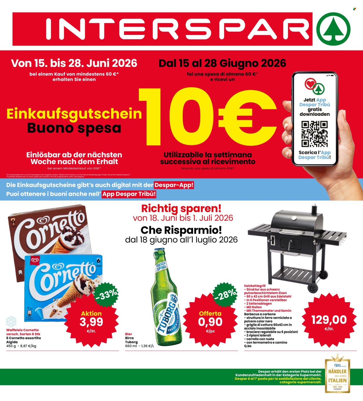 Volantino Interspar - 18/6/2026 - 1/7/2026. Pagina 1