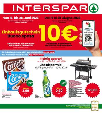 Volantino Interspar - 18/6/2026 - 1/7/2026.