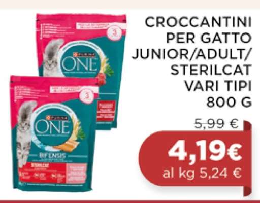 CROCCANTINI PER GATTO