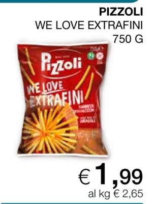 PIZZOLI We Love Extrafini