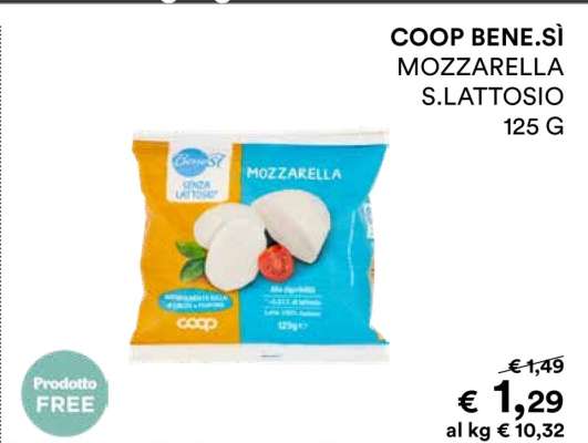 COOP BENE.SÌ MOZZARELLA S.LATTOSIO
