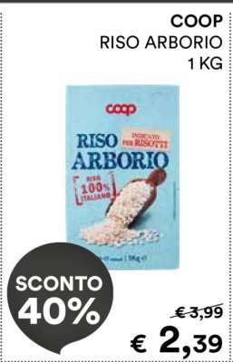 COOP RISO ARBORIO 1 KG
